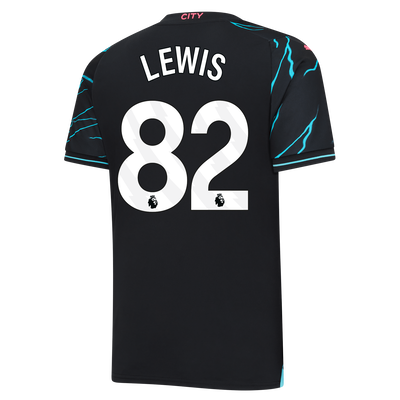 Manchester City Third Jersey 2023/24 with LEWIS 82 printing