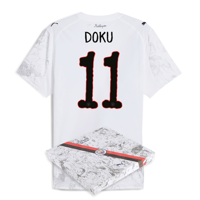 Manchester City KidSuper Authentic Jersey 2025/26 With DOKU 11 printing in gift box