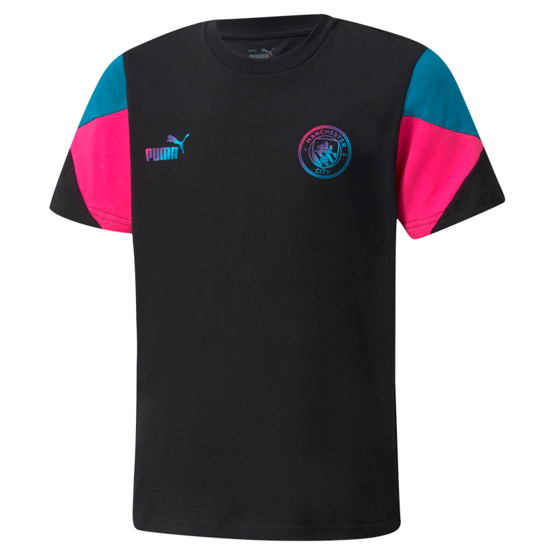 MCFC LW KIDS FTBL CULTURE TEE SS - black
