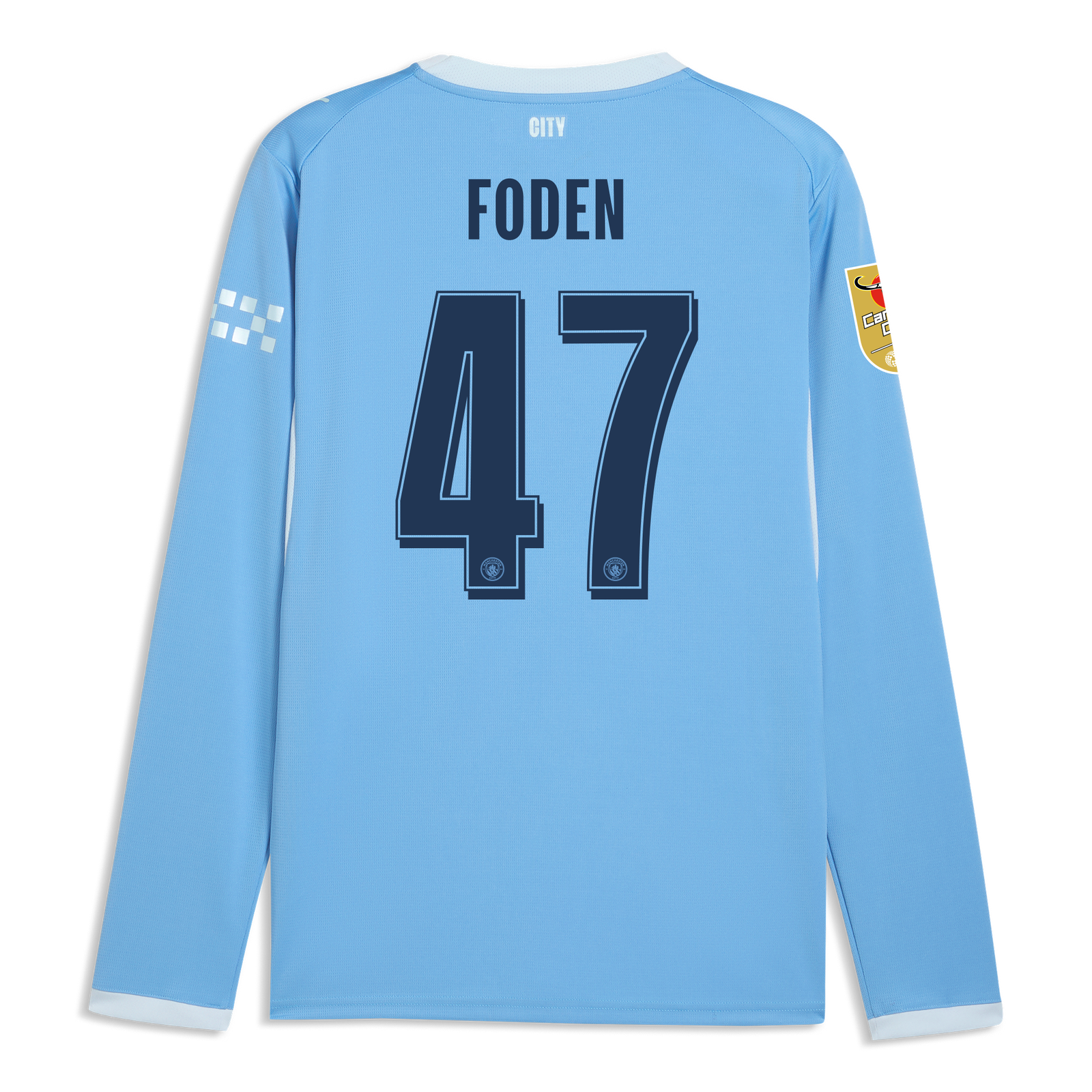 Manchester City Home Jersey 2026/27 Long Sleeve With FODEN 47