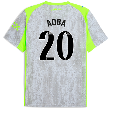 Manchester City Third Jersey 2025/26 With AOBA 20 Printing