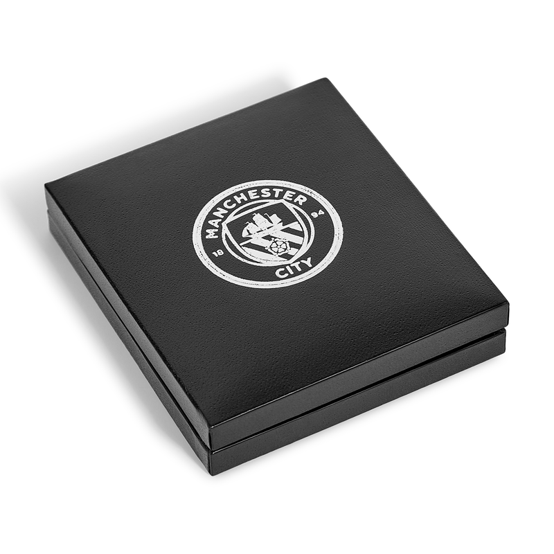 MCFC COL CREST DOGTAG & CHAIN - silver