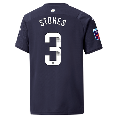 Kids Manchester City 3rd Shirt 21/22 with Demi Stokes printing