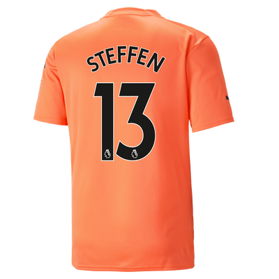Manchester City Goalkeeper Jersey 22/23 with STEFFEN 13 printing