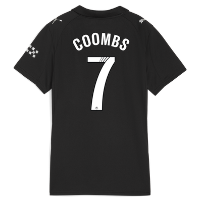 Women's Manchester City Away Jersey 2025/26 With COOMBS 7 Printing