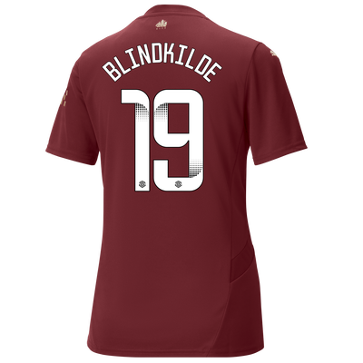 Women's Manchester City Third Jersey 2024/25 With BLINDKILDE 19 Printing
