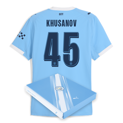 マンチェスター・シティ クサノフ　ユニフォームKHUSANOV 45番 シャツ マンチェスター・シティ クサノフ KHUSANOV 45 シャツ M