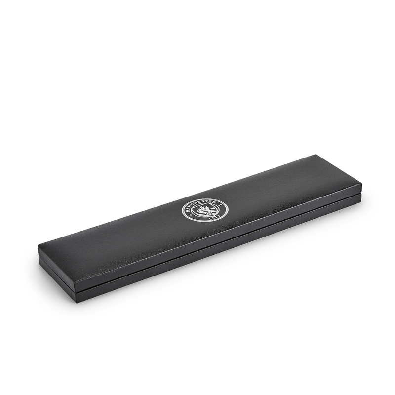 MCFC FW LEATHER CREST BRACELET - black
