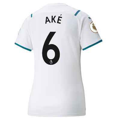 Womens Manchester City Away Shirt 21/22 with Nathan Aké printing