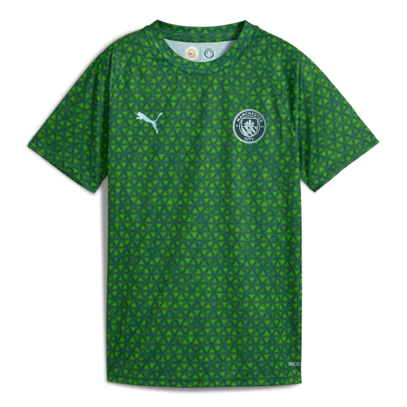 MCFC MW KIDS PREMATCH SS JERSEY - green combo