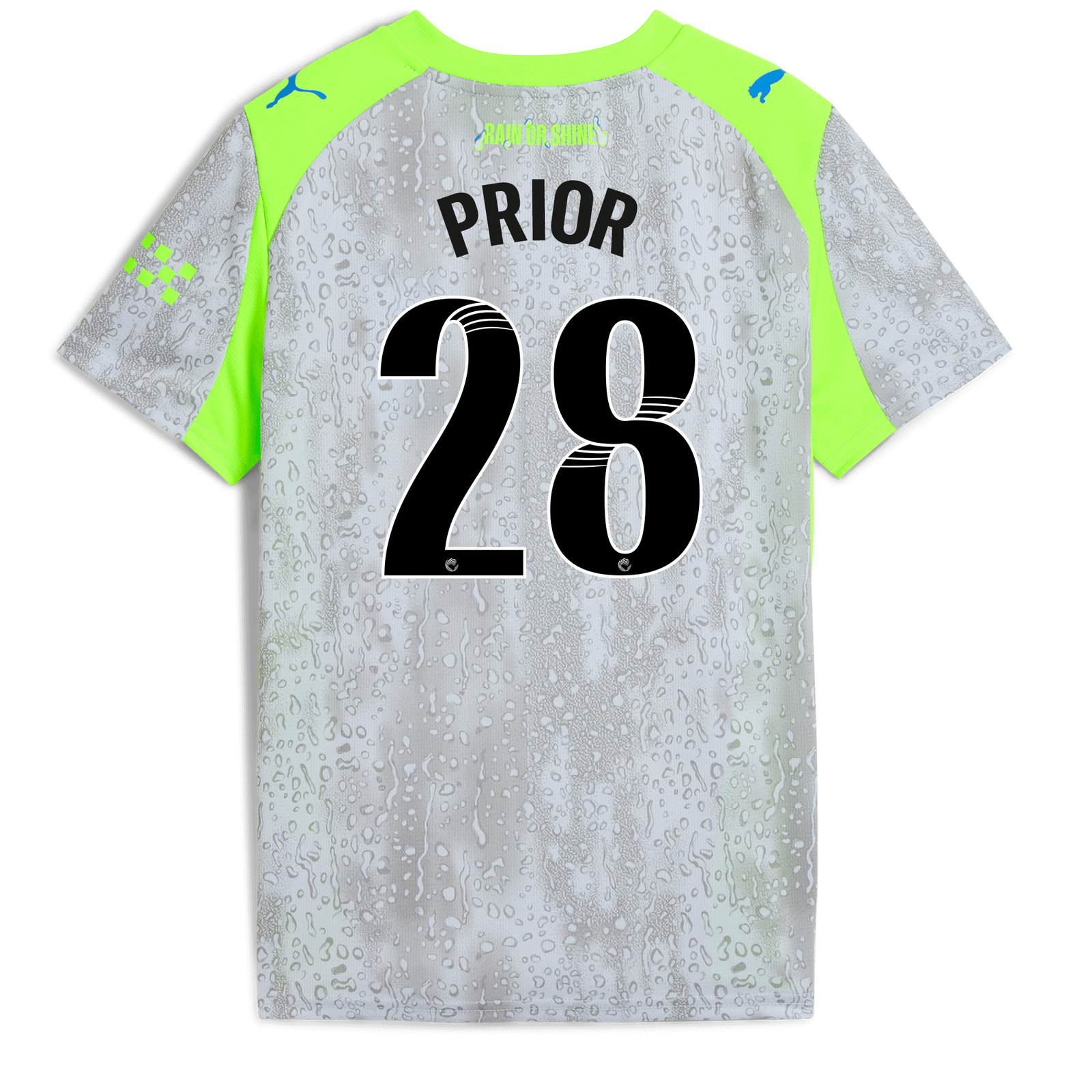 Camiseta Manchester City Tercera para niños 2025/26 con estampado de