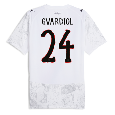 Manchester City KidSuper Trikot 2025/26 mit GVARDIOL 24 Bedruckung