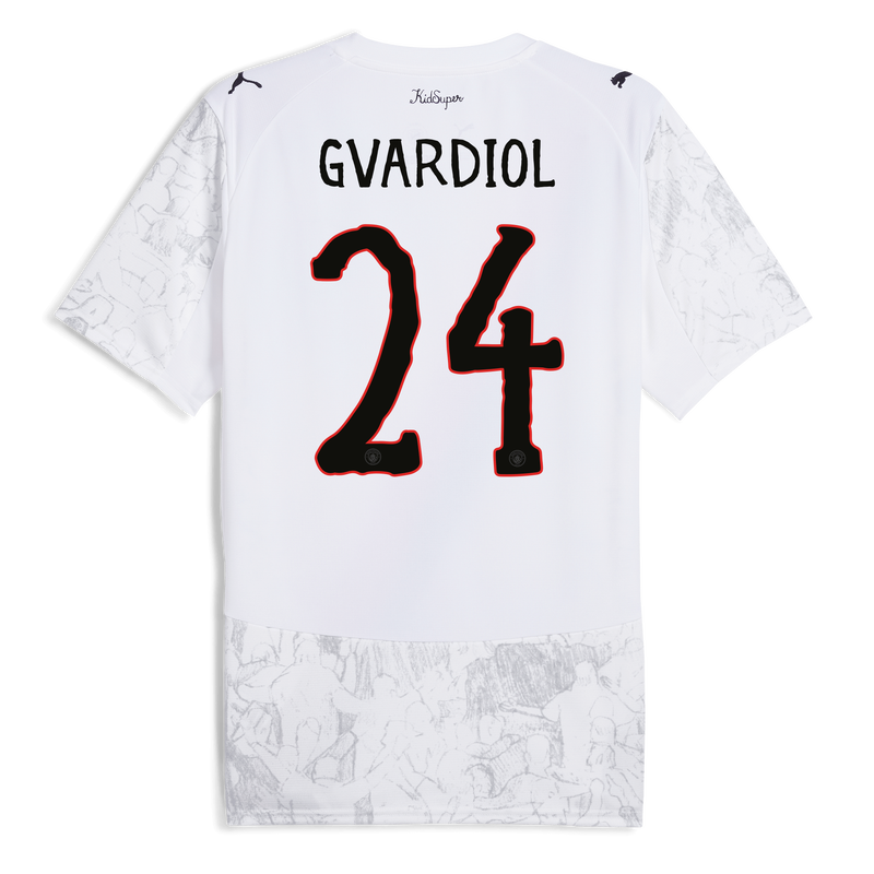 MENS KidSuper SHIRT SS-GVARDIOL-24-KS-WC - 