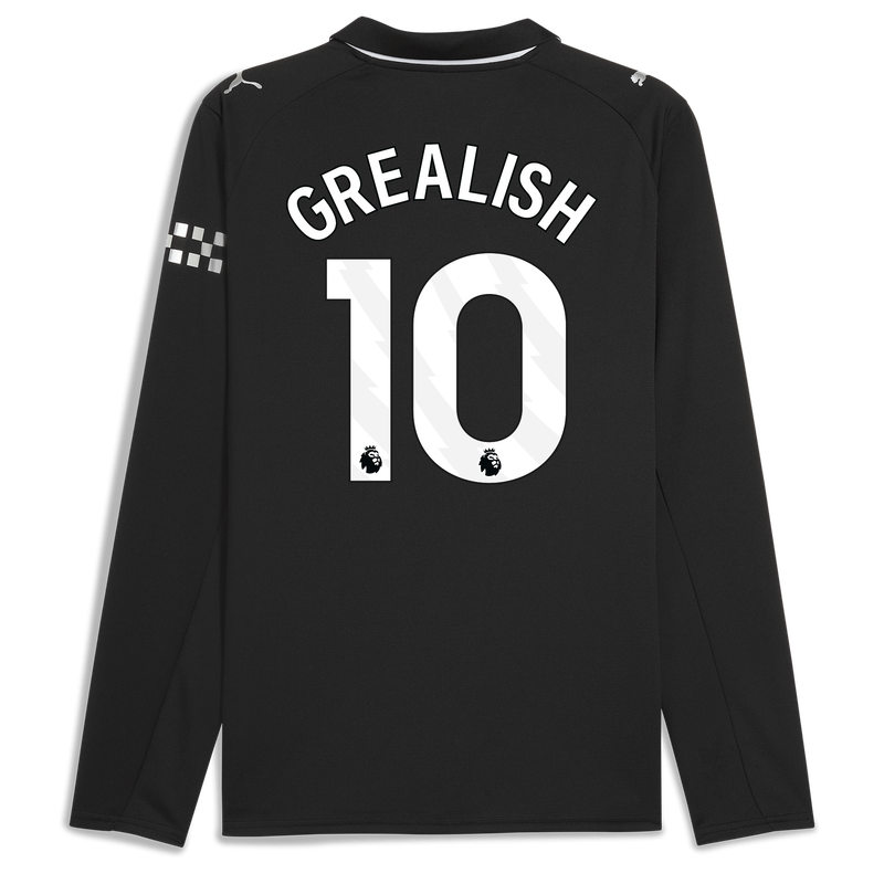 Mens Away SHIRT LS-GREALISH-10-EPL-PL - 