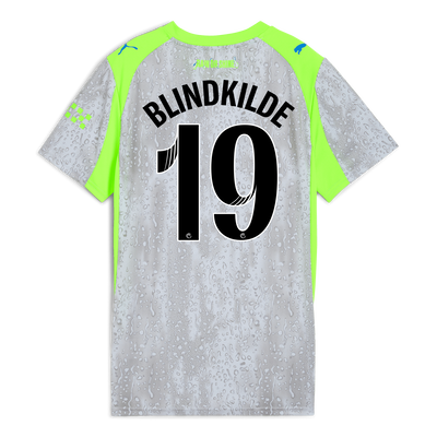 Womens' Manchester City Third Jersey 2025/26 With BLINDKILDE 19 Printing