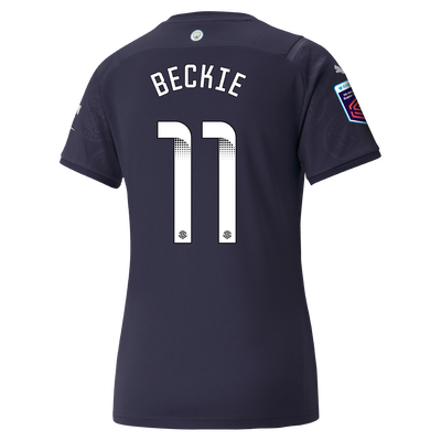 Camiseta Mujer 3ª Equipación Manchester City 21/22 con estampado de Janine Beckie