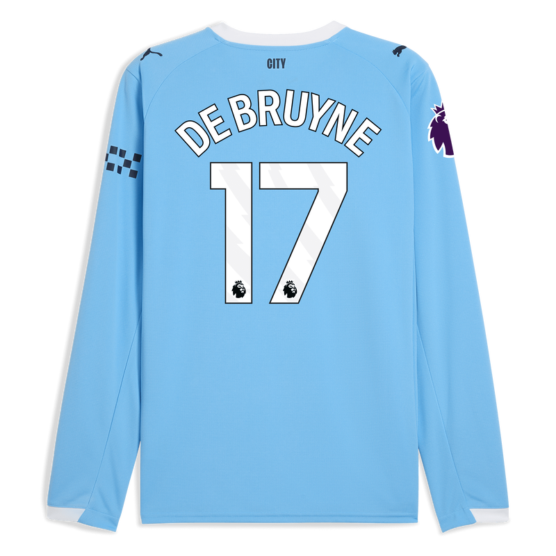 Mens Home SHIRT LS-DE BRUYNE-17-EPL-PL - 