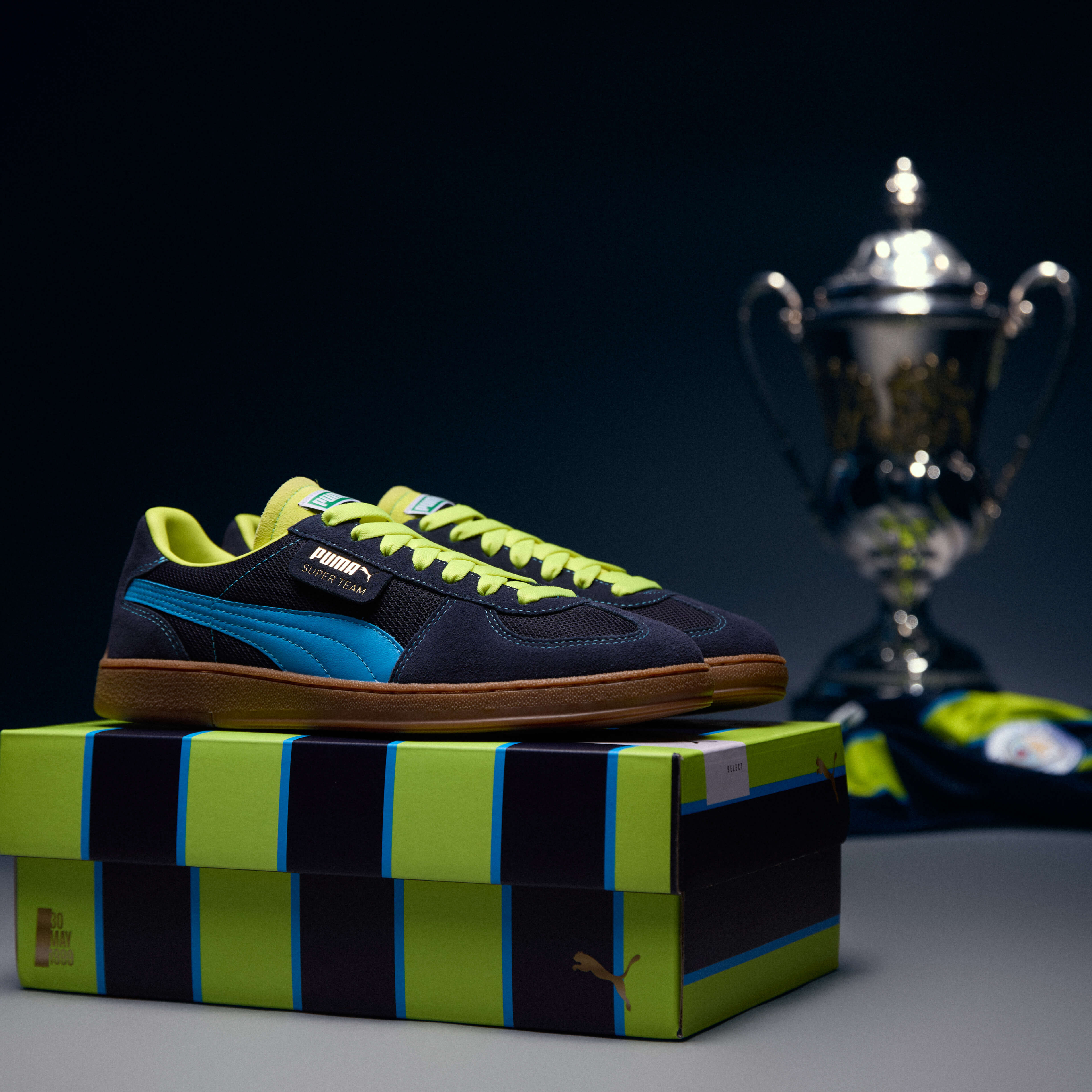 Mcfc puma trainers on sale