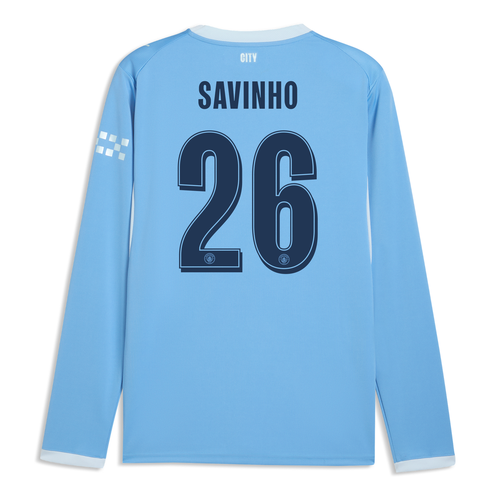 マンチェスター・シティ ホーム ユニフォーム 2026/27 長袖 SAVINHO 26