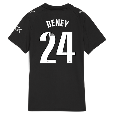 Women's Manchester City Away Jersey 2025/26 With BENEY 24 Printing