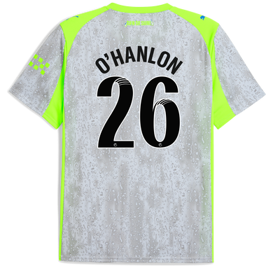 Manchester City Third Jersey 2025/26 With O'HANLON 26 Printing