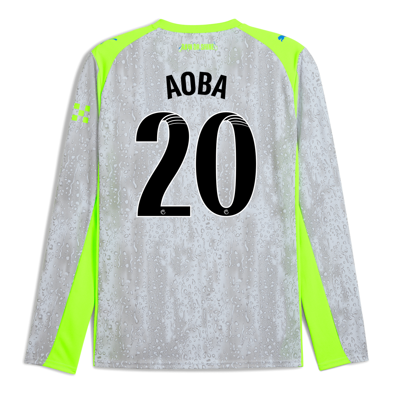 マンチェスター・シティ 2025/26 サード 長袖ユニフォーム（AOBA 20