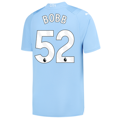 Manchester City Home Jersey 2023/24 with BOBB 52 printing