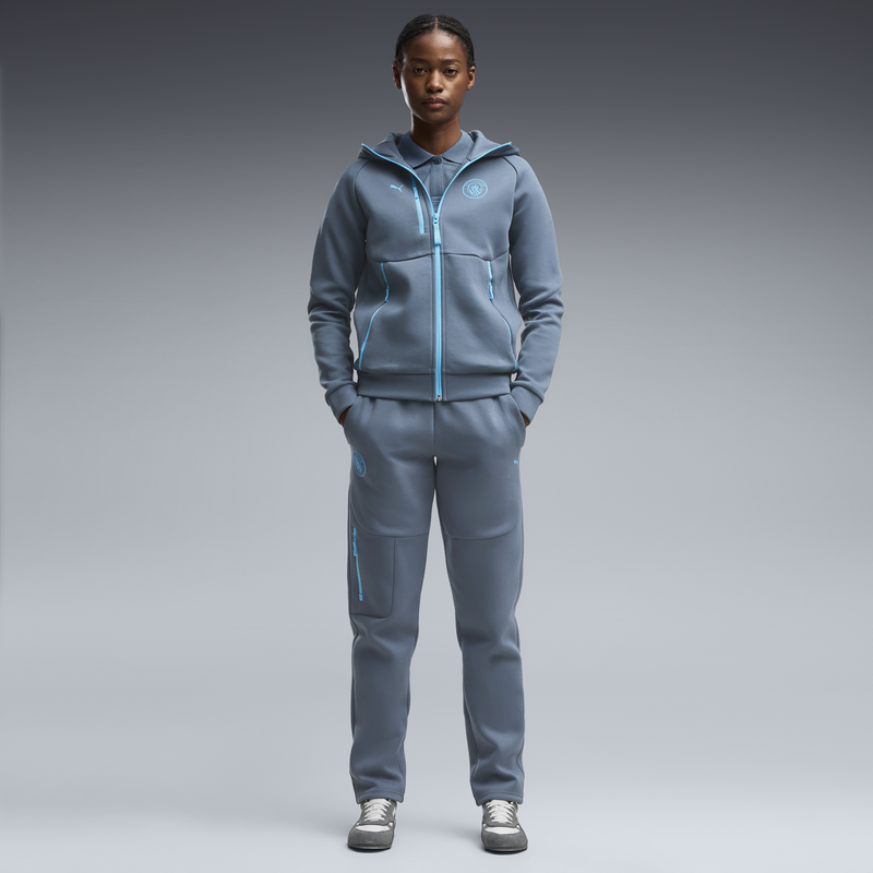 MCFC LW WMNS PUMATECH SWEATPANTS - Evening Sky-Luminous Blue