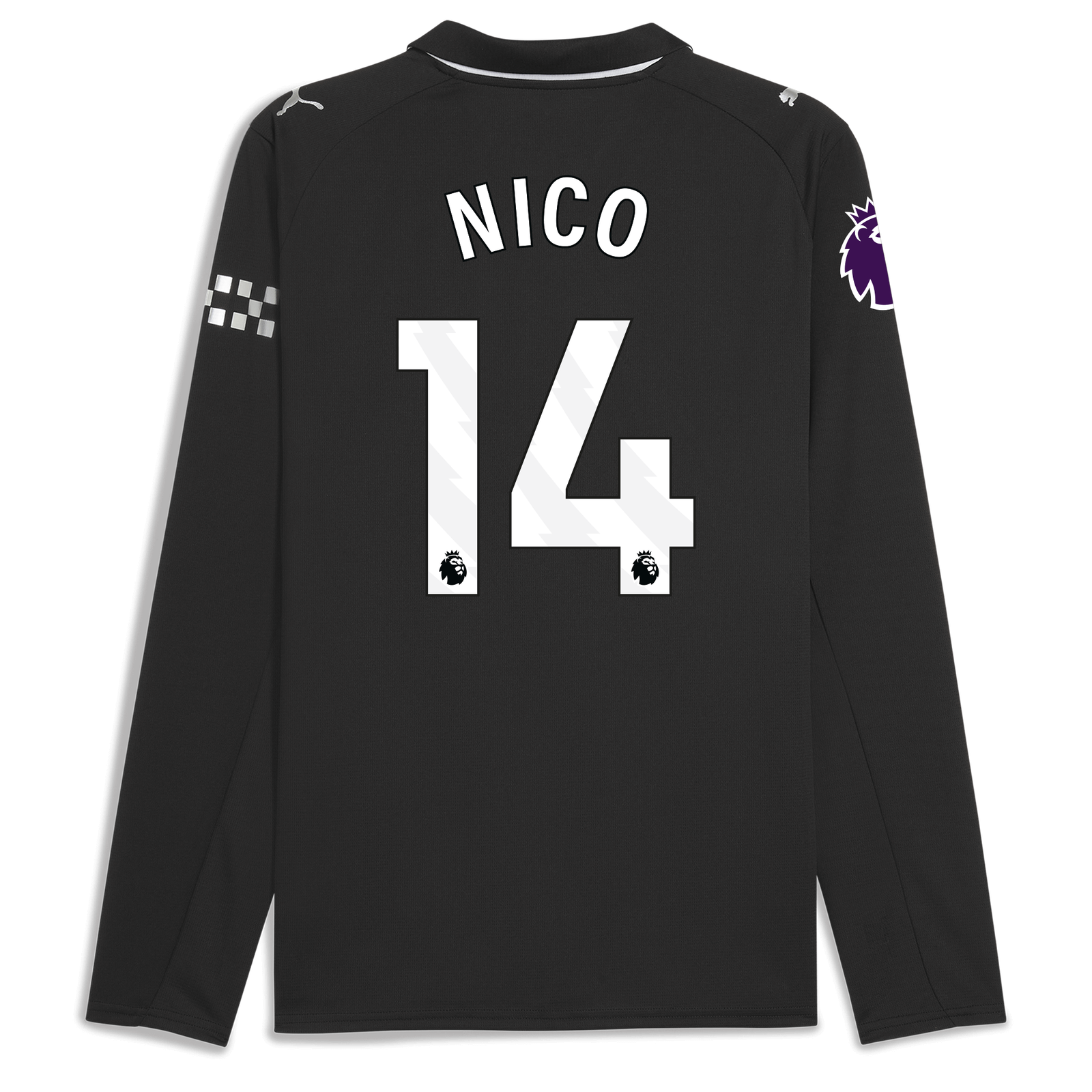 マンチェスター・シティ 2025/26 アウェイ 長袖 NICO 14プリント