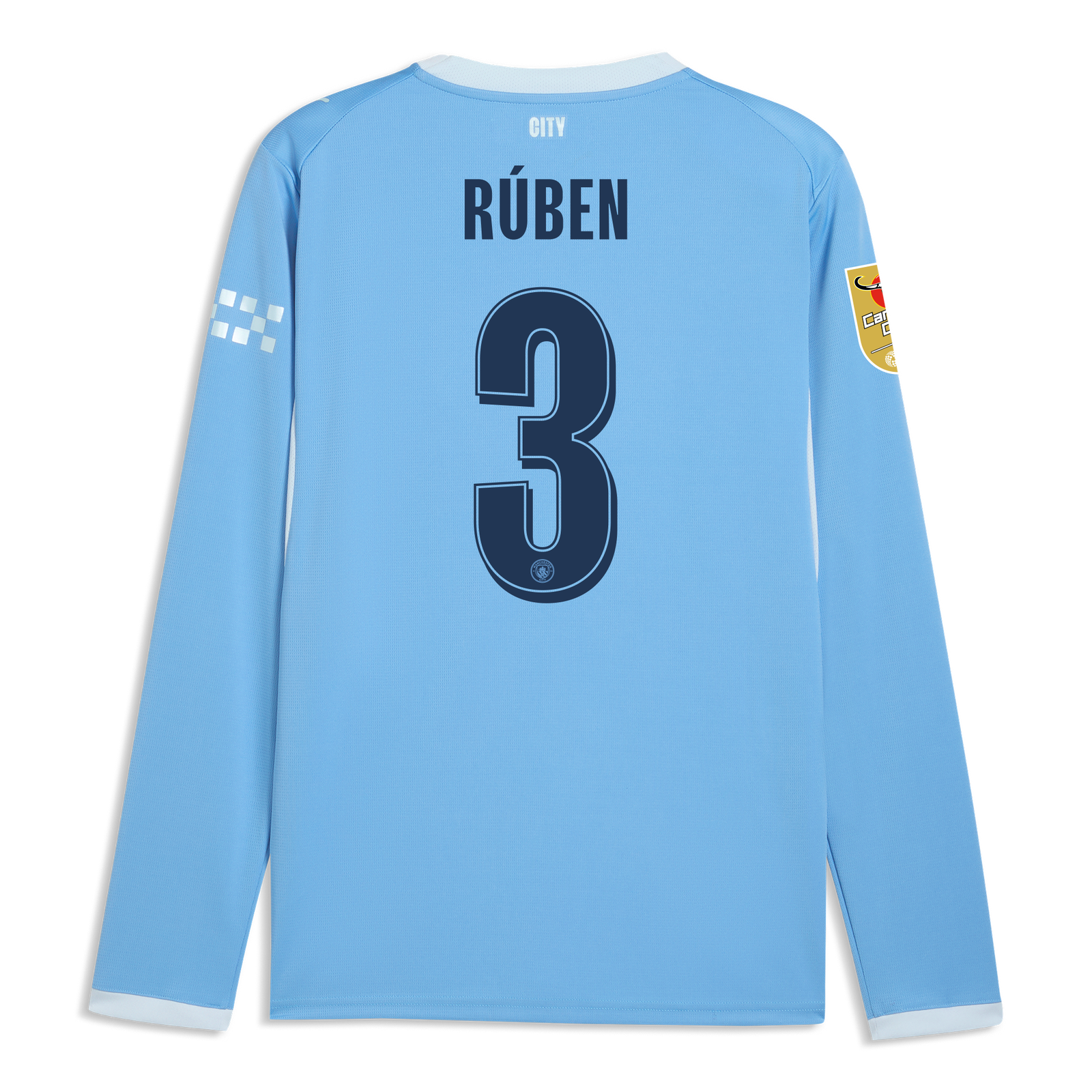 マンチェスター・シティ ホーム ユニフォーム 2026/27 長袖 RÚBEN 3