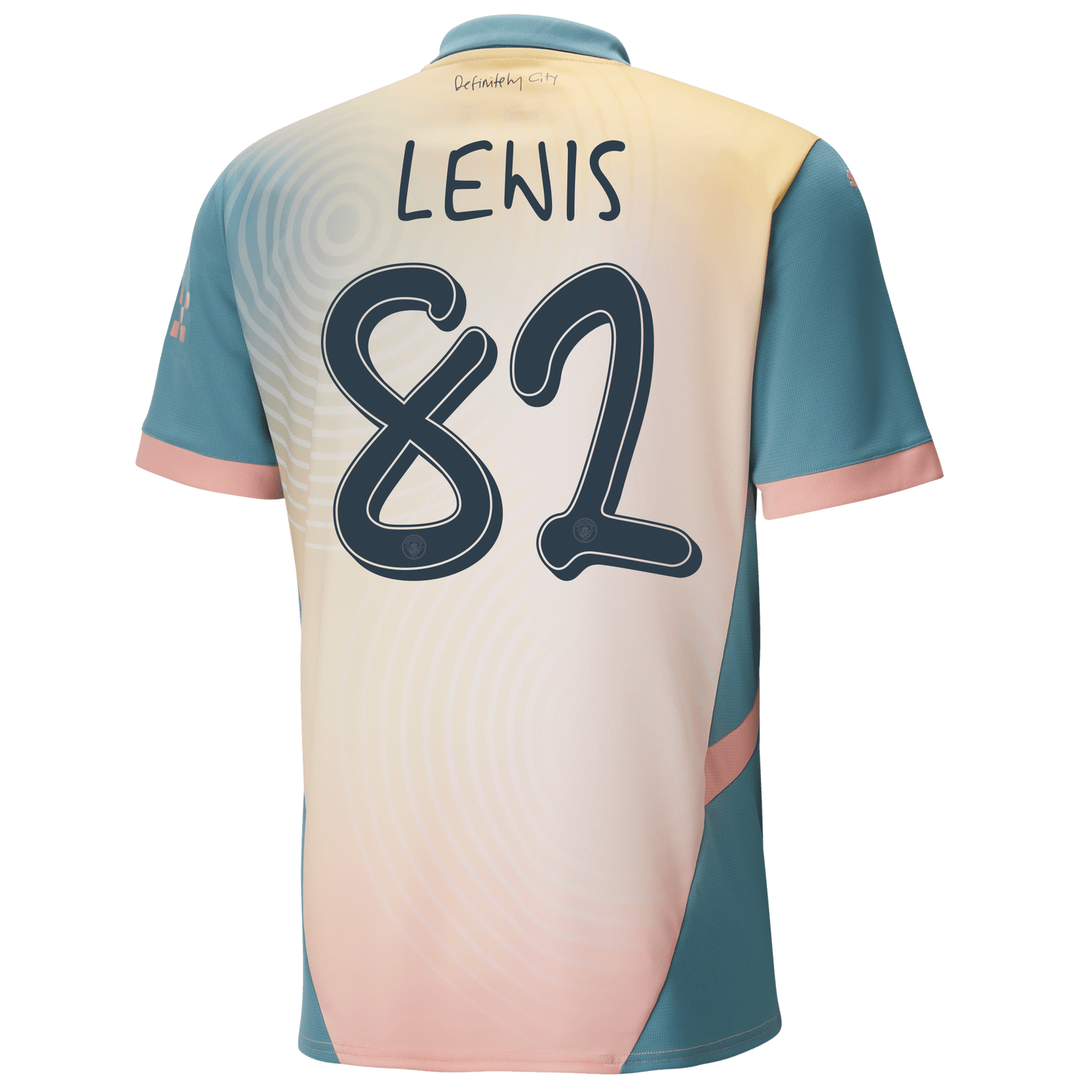 Manchester City Definitely City Jersey 2024 25 With LEWIS 82 printing