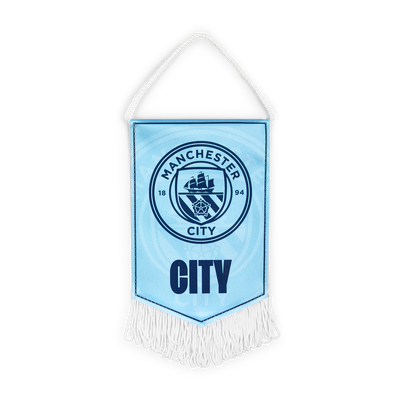 Manchester City Multi Crest Small Pennant