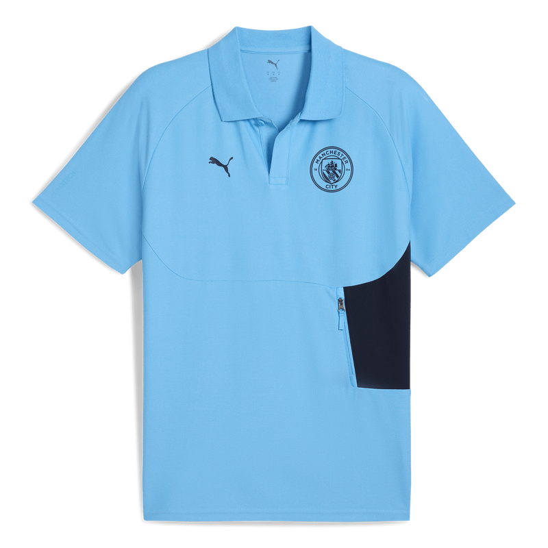 MCFC MENS PUMATECH POLO - navy