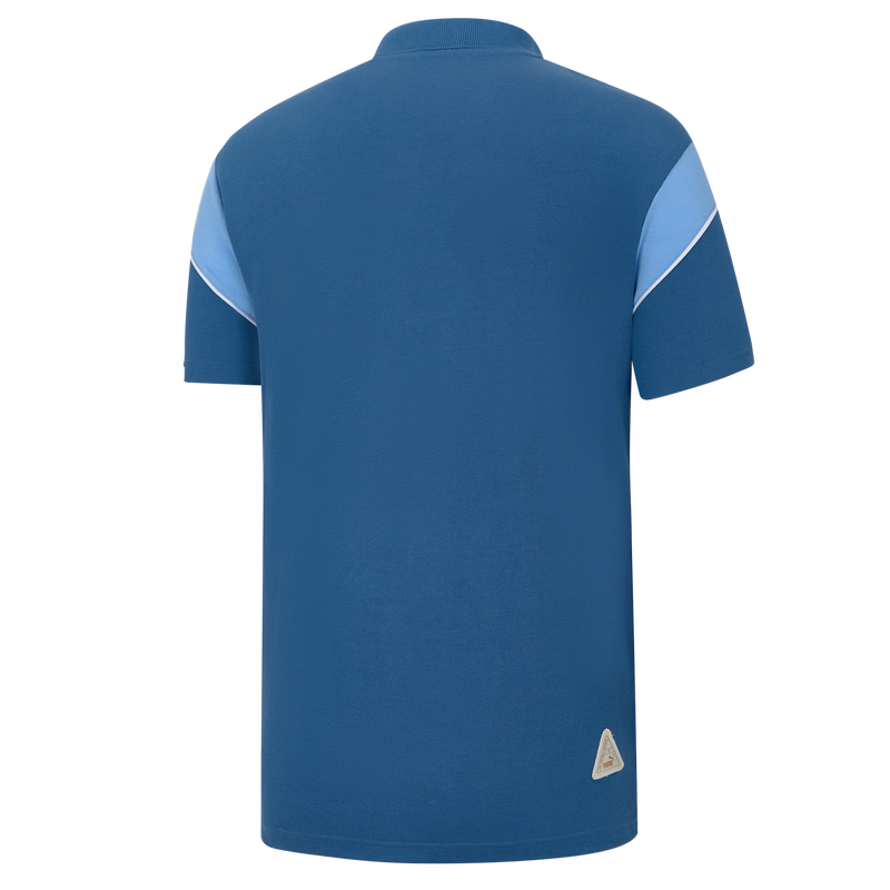 MCFC LW MENS FTBLARCHIVE POLO - lake blue