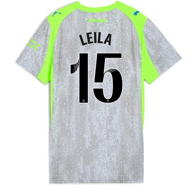 Womens' Manchester City Third Jersey 2025/26 With LEILA 15 Printing
