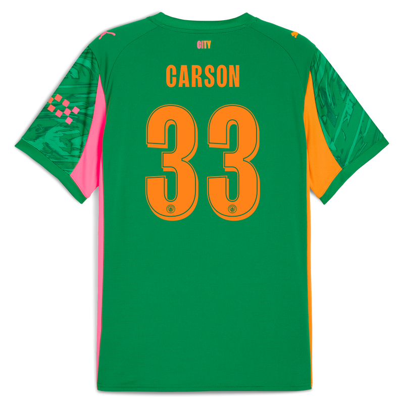 MENS GK JERSEY SS-CARSON-33-EPL-PL - green