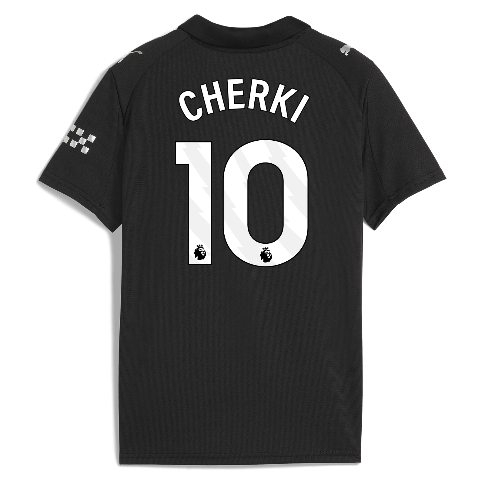 Kids' Manchester City Away Jersey 2025/26 With CHERKI 10 Printing