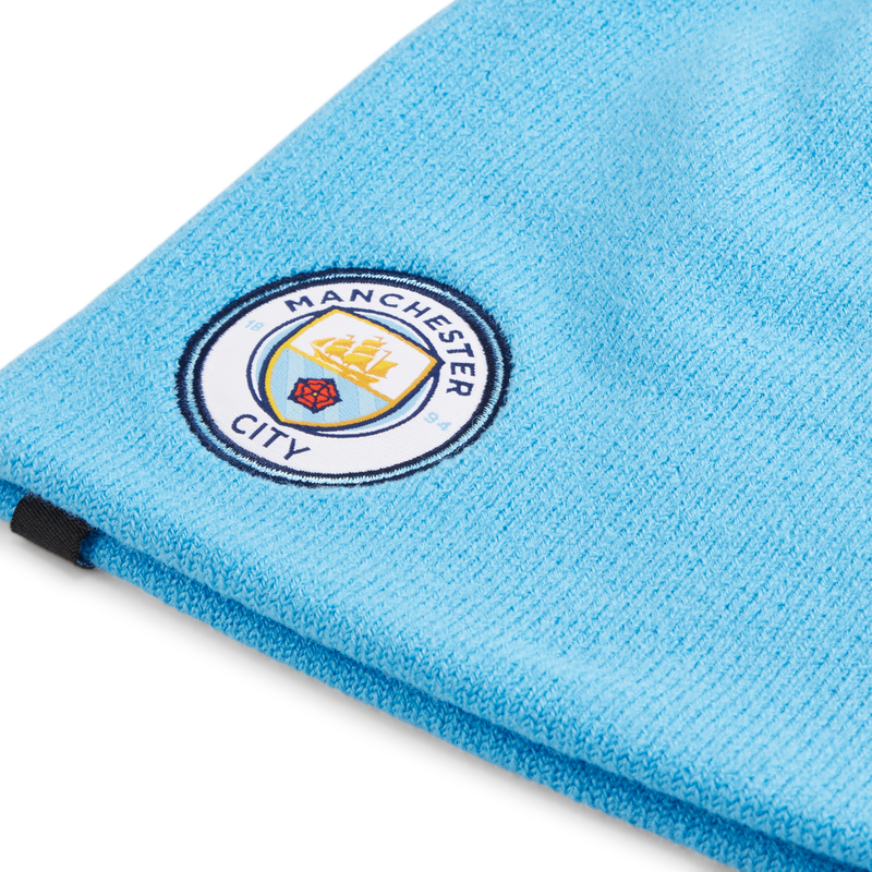 MCFC LW CUFFLESS BEANIE - blue