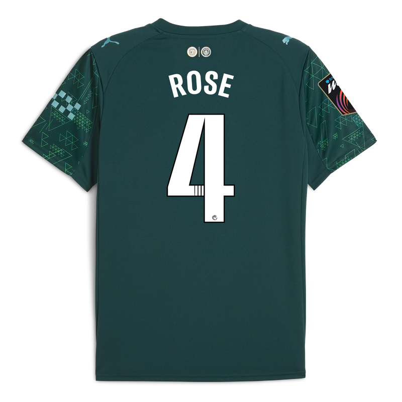 Man City EA SPORTS FC Jersey 2025/26 With ROSE 4 Printing green - Size 3XL from polyester for males  - Official Manchester City FC store