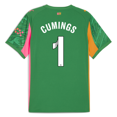 Manchester City Goalkeeper Jersey 2025/26 With CUMINGS 1 Printing