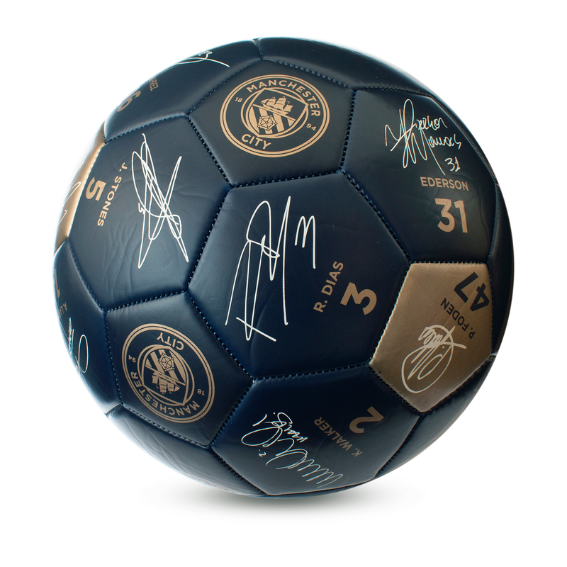MCFC FW PL CHAMPIONS PHANTOM SIZE 5 BALL - navy
