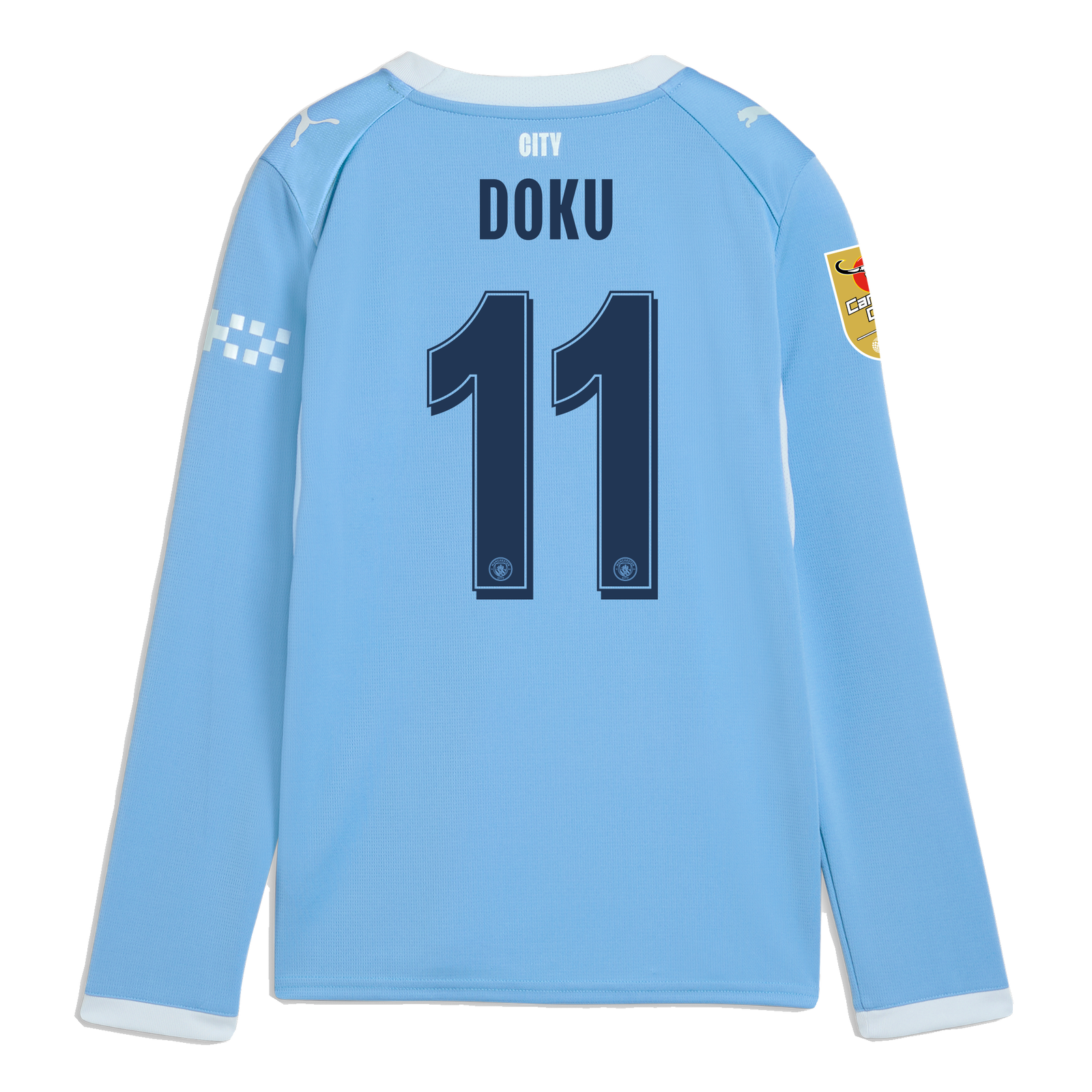 キッズ マンチェスター・シティ ホームユニフォーム 2026/27 長袖 DOKU