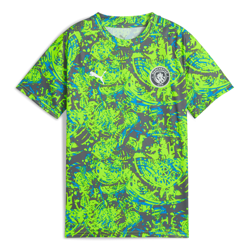 MCFC MW KIDS PREMATCH SS JERSEY - green