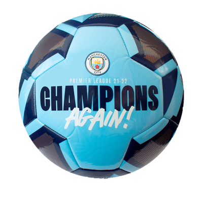 Balón del Manchester City, campeón de la Premier League