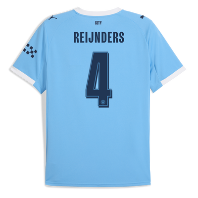 Manchester City Home Jersey 2025/26 With REIJNDERS 4 Printing