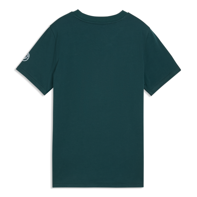 MCFC LW KIDS FTBLCULTURE TEE - Green Terrain-Sea Glass