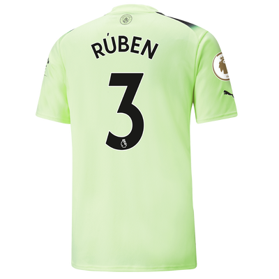Camiseta 3ª Equipación Manchester City 2022/23 con estampado de RÚBEN 3