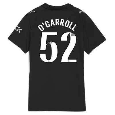 レディース マンチェスター・シティ 2025/26 アウェイ   O'CARROLL 52プリント付き