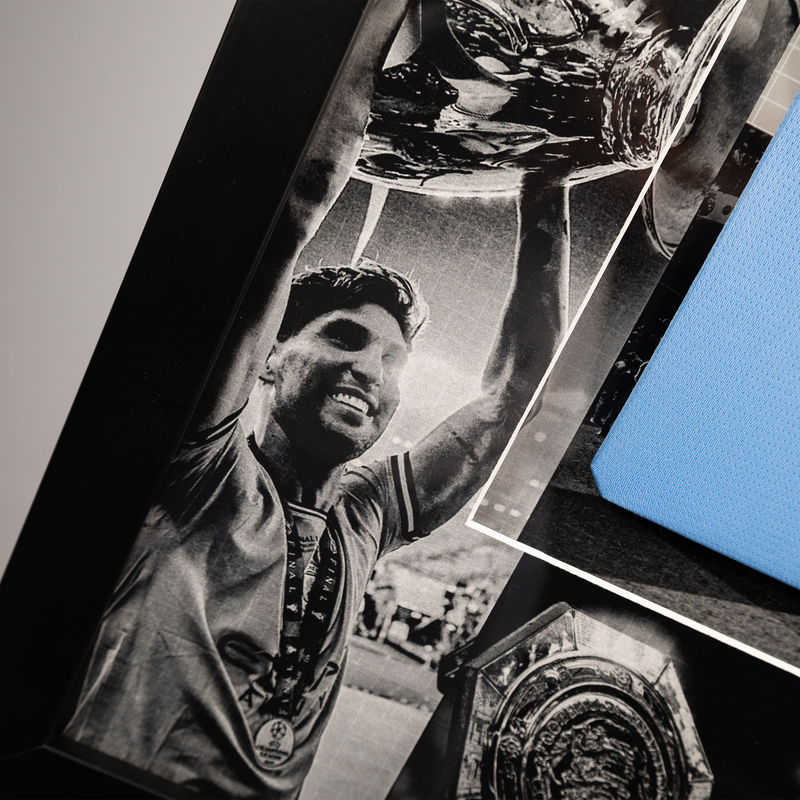 MCFC FW FRAMED STONES LEAVER - blue