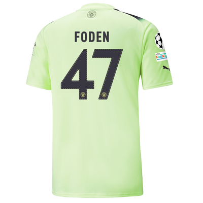 Manchester City Third Jersey 2022/23 with FODEN 47 printing